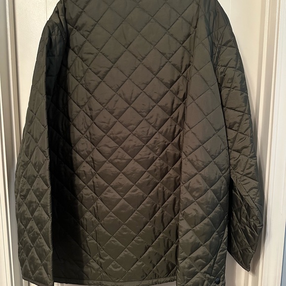 Men's Olive Green Quilted Barbour Jacket XXL - Picture 7 of 8